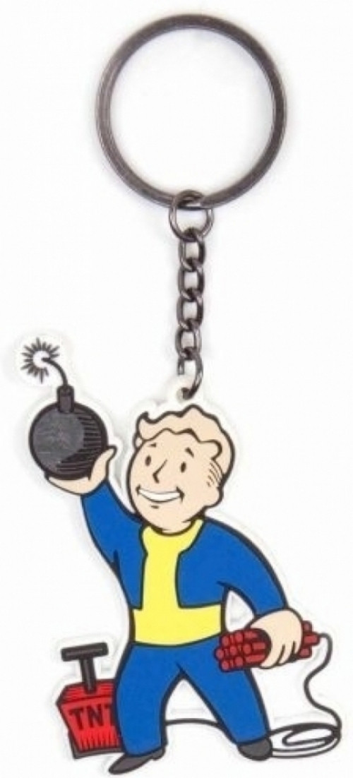 Image of Fallout 4 - Explosives Skill Rubber Keychain