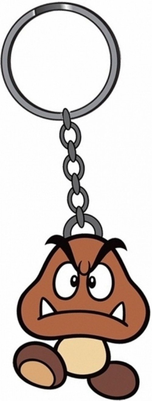 Image of Nintendo - Goomba Rubber Keychain