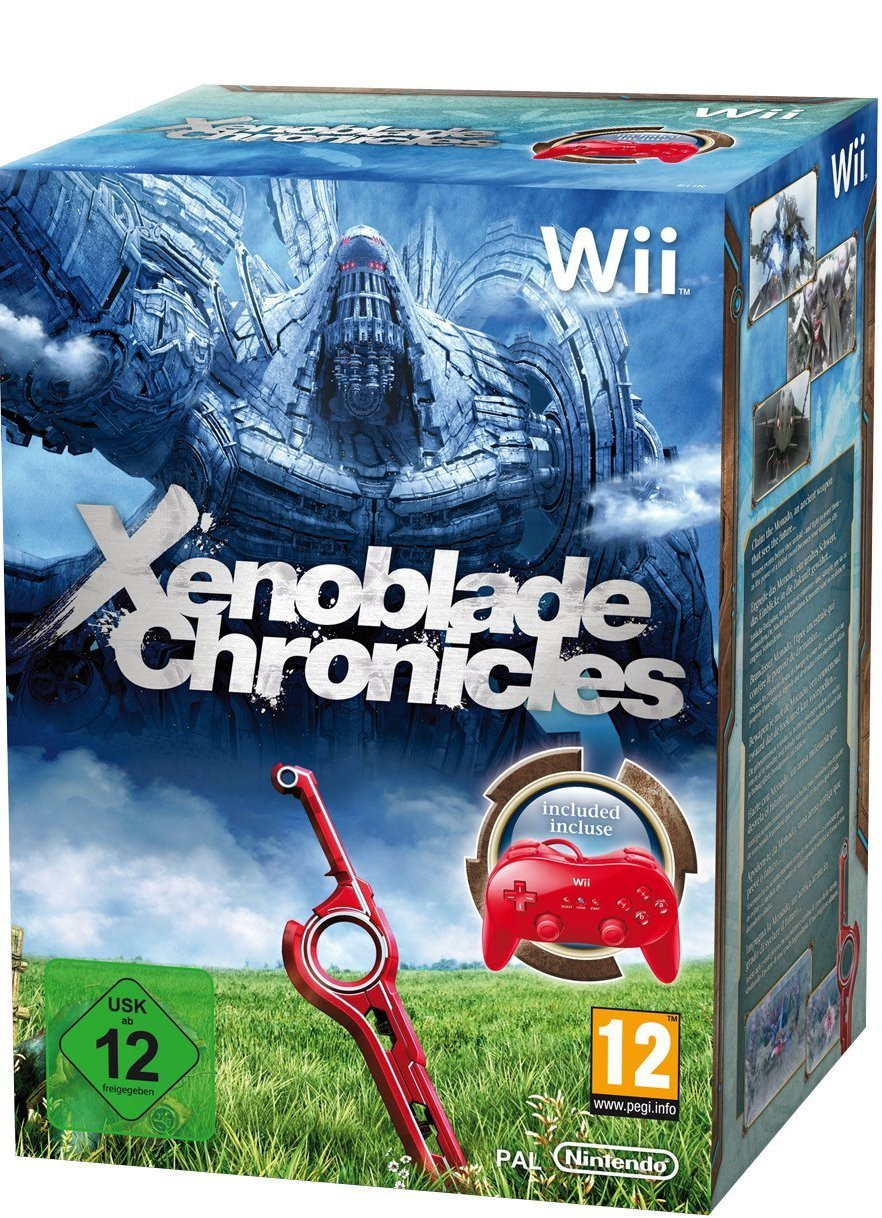 Xenoblade Chronicles + Red Classic Controller afbeelding