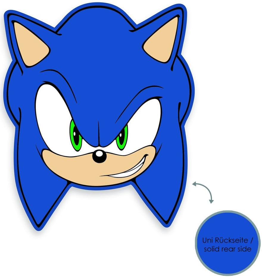 Herding Sonic the hedgehog - Sonic Head Pluche Pillow