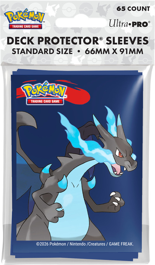 Pokemon TCG Mega Charizard X Deck Protector Sleeves