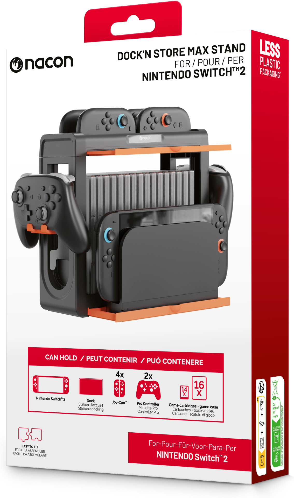 Nacon Storage Dock for Joy-Con + Pro Controller afbeelding