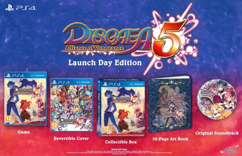 Disgaea 5 Alliance of Vengeance Launch Edition