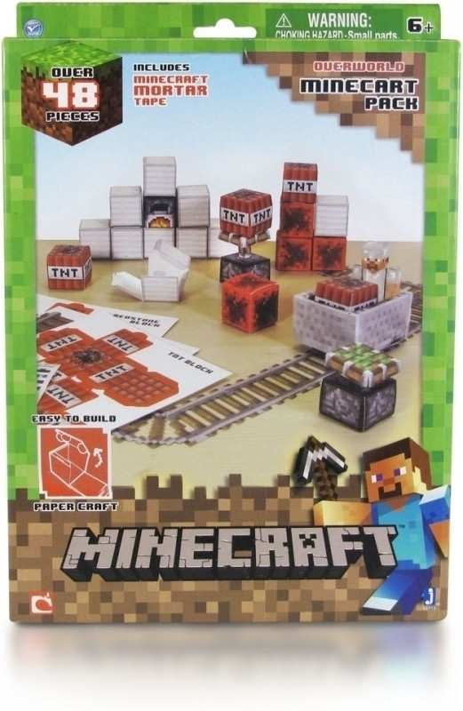Image of Minecraft Paper Craft Minecart Pack