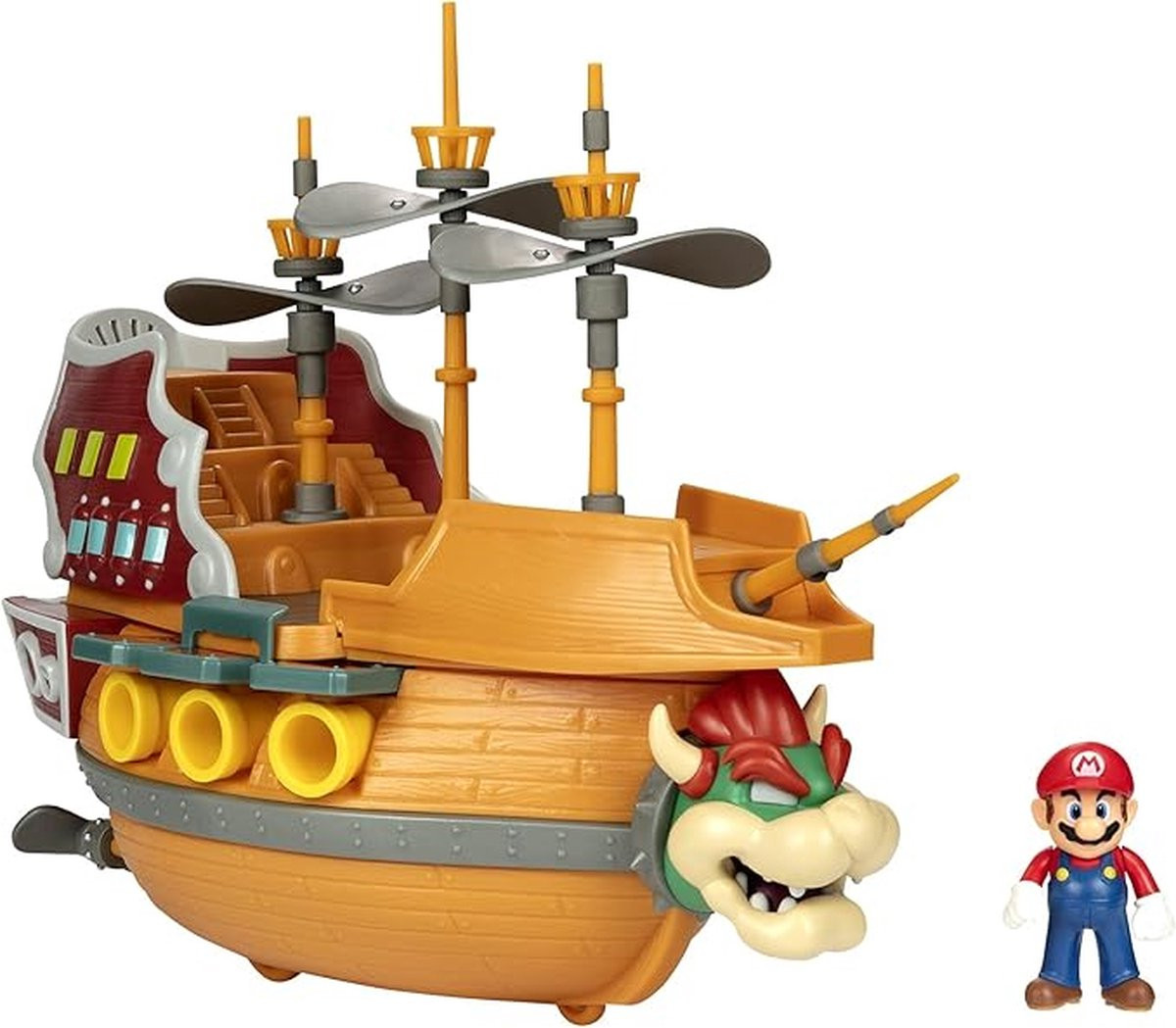 Super Mario Deluxe Playset - Bowser's Airship afbeelding