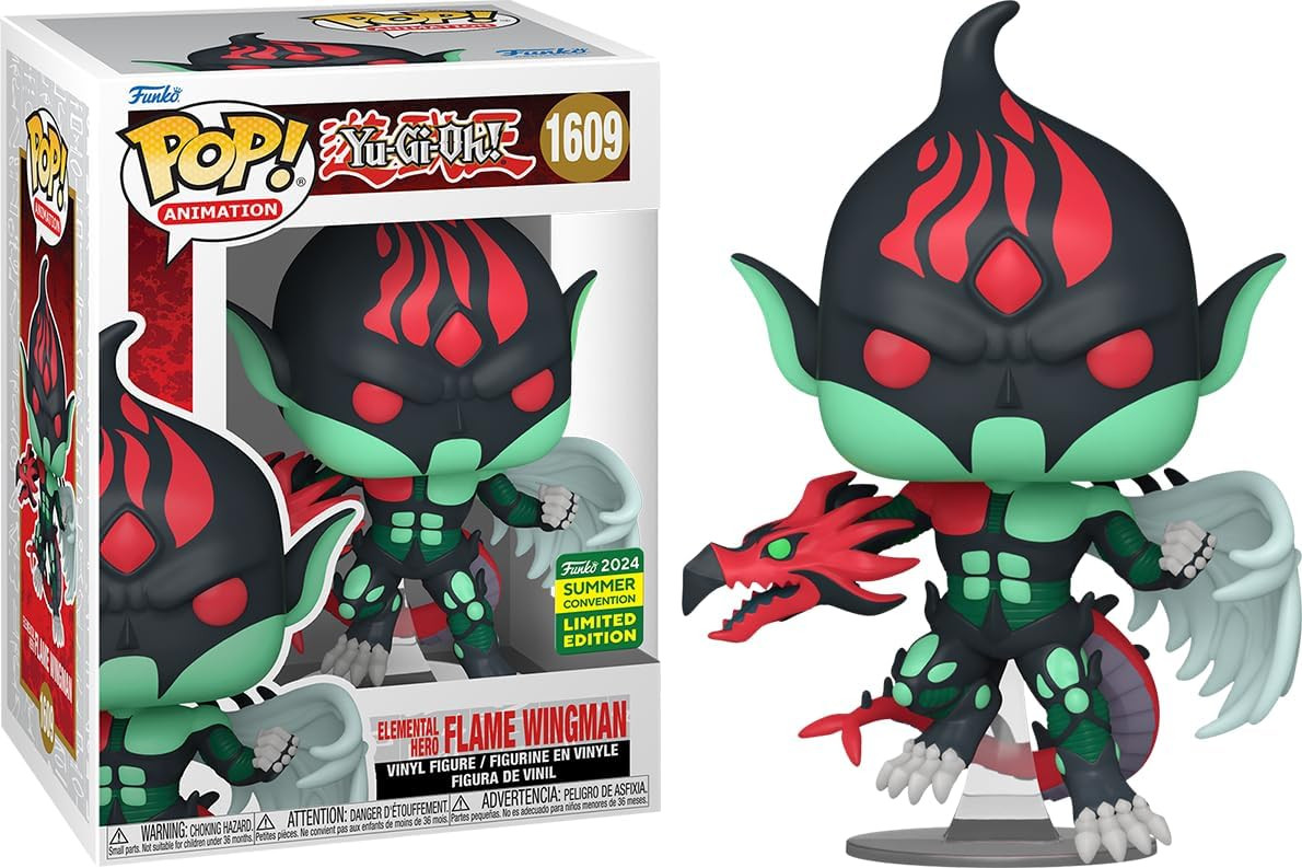Yu-Gi-Oh! Funko Pop Vinyl: Elemental Hero Flame Wingman afbeelding