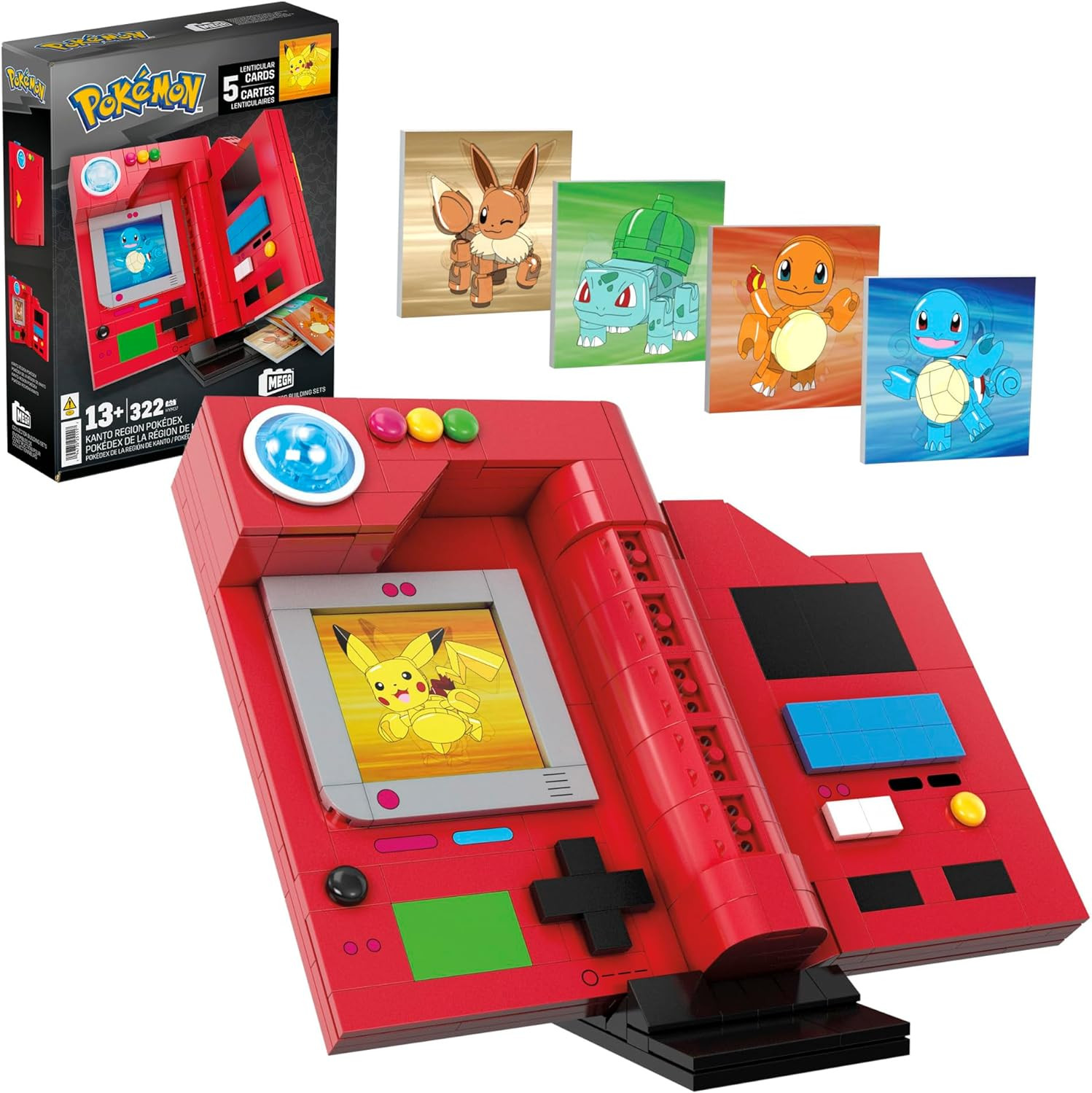 Mega Bloks Pokemon - Kanto Pokedex afbeelding