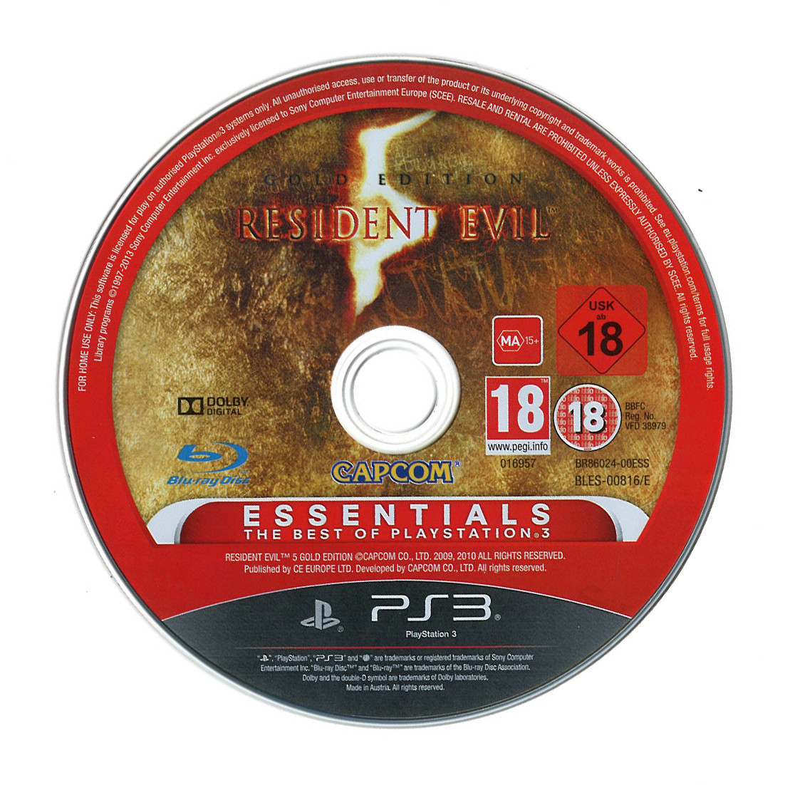 Resident Evil 5 Gold Edition (essentials)(losse disc)
