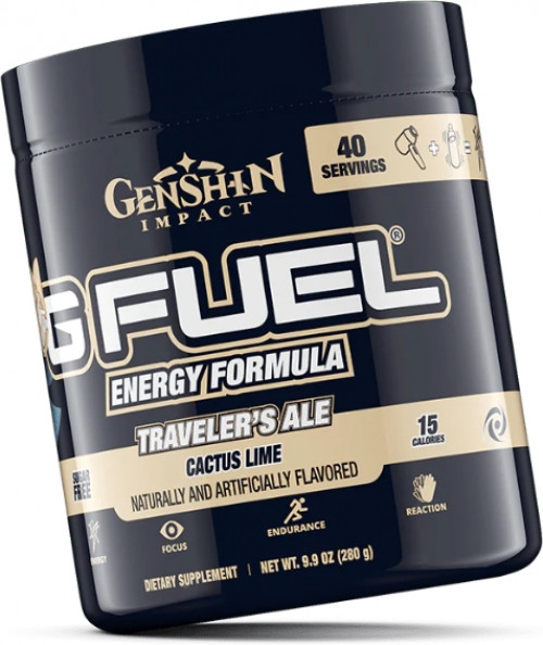 GFuel Energy Formula - Genshin Impact Traveler's Ale Tub