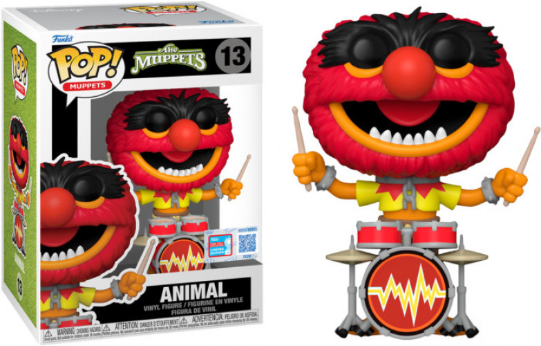 Disney The Muppets Funko Pop Vinyl: Animal (2024 Fall Convention Exclusive) afbeelding