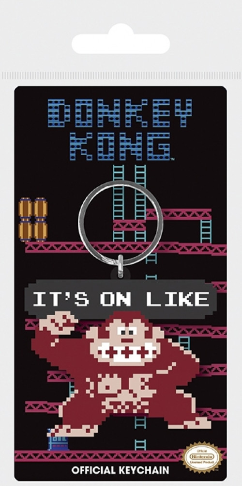 Donkey Kong - Its On Like Donkey Kong Rubber Keychain