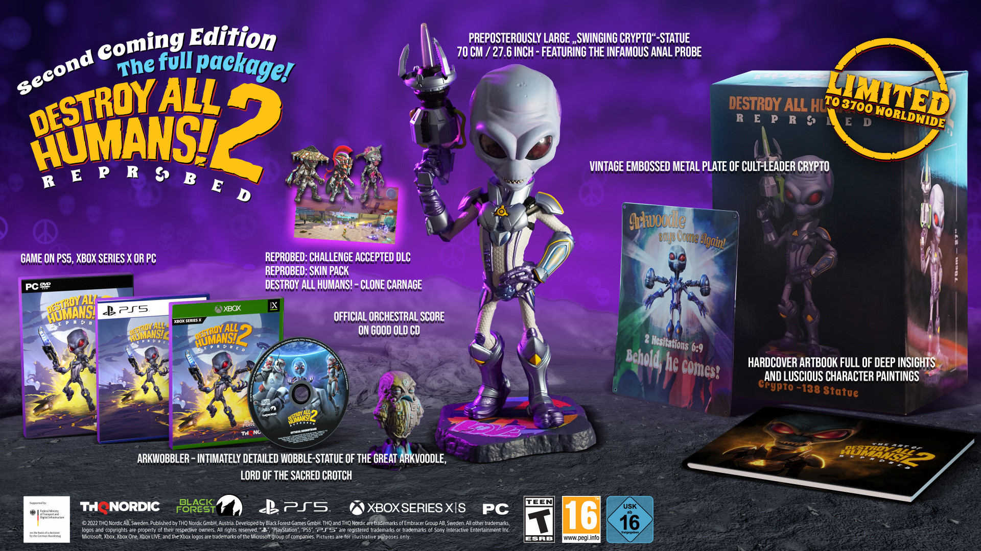 Destroy All Humans 2 - Reprobed - PS5 - 2nd Coming Collectors editie