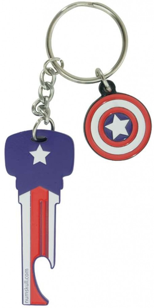 Marvel - Captain America Bottle Opener Keychain