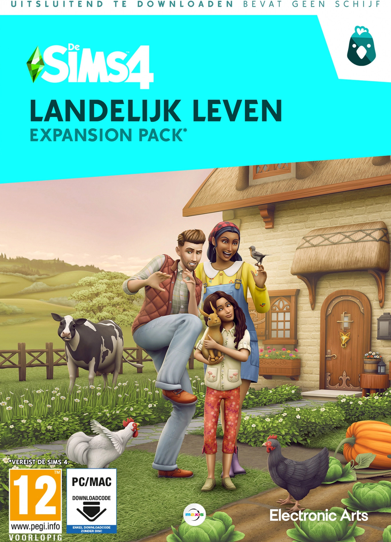 De Sims 4 Landelijk Leven (Add-On) (Code in a Box)