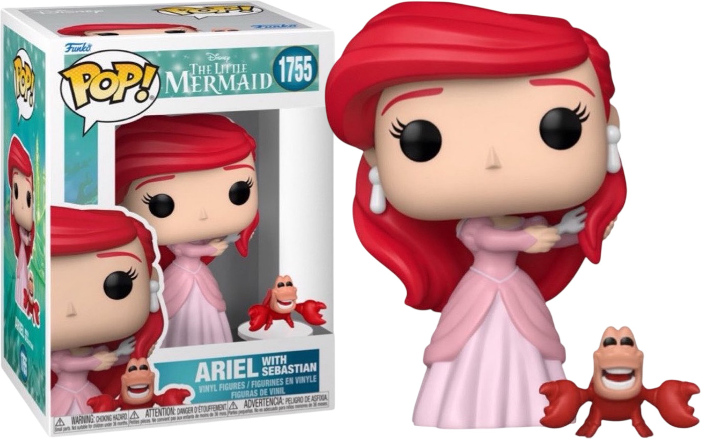 Disney The Little Mermaid Funko Pop Vinyl: Ariel with Sebastian
