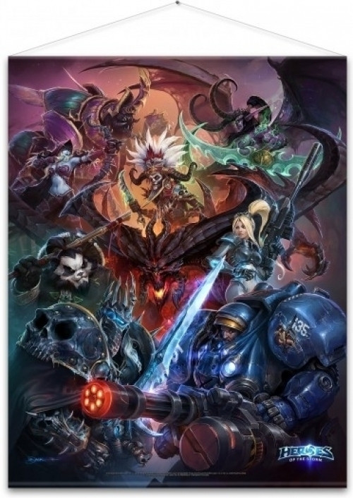 Image of Heroes of the Storm Wallscroll - Heroes