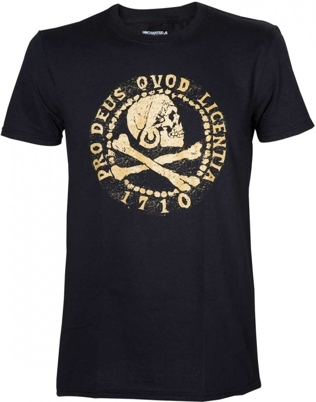Uncharted 4 - Pro Deus Qvod Licentia T-shirt