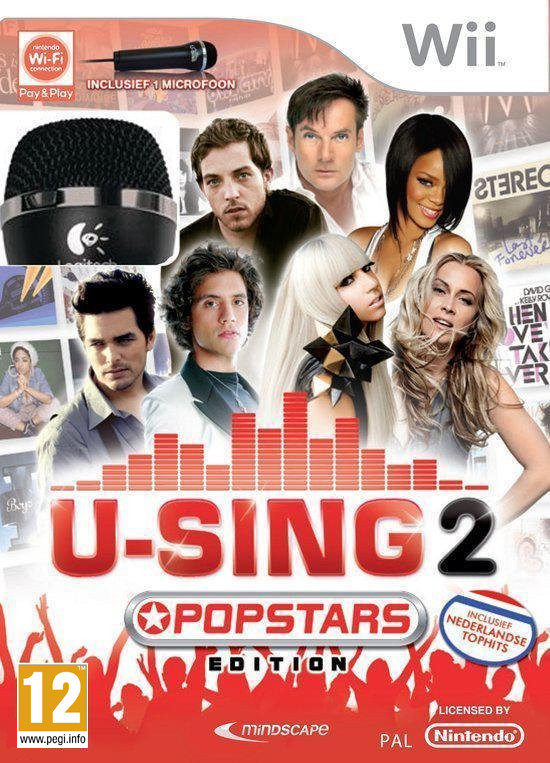 U-Sing 2 Popstars Edition + 1 Microfoon