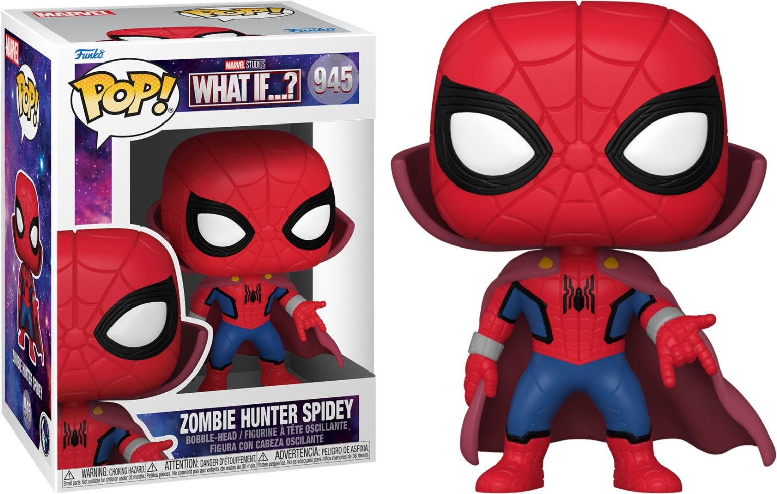 Marvel What If... Pop Vinyl Zombie Hunter Spidey (945)