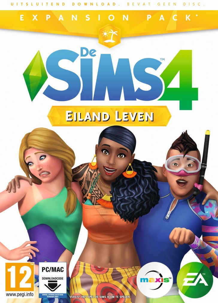 De Sims 4 Eiland Leven (Add-On) (Code in a Box)