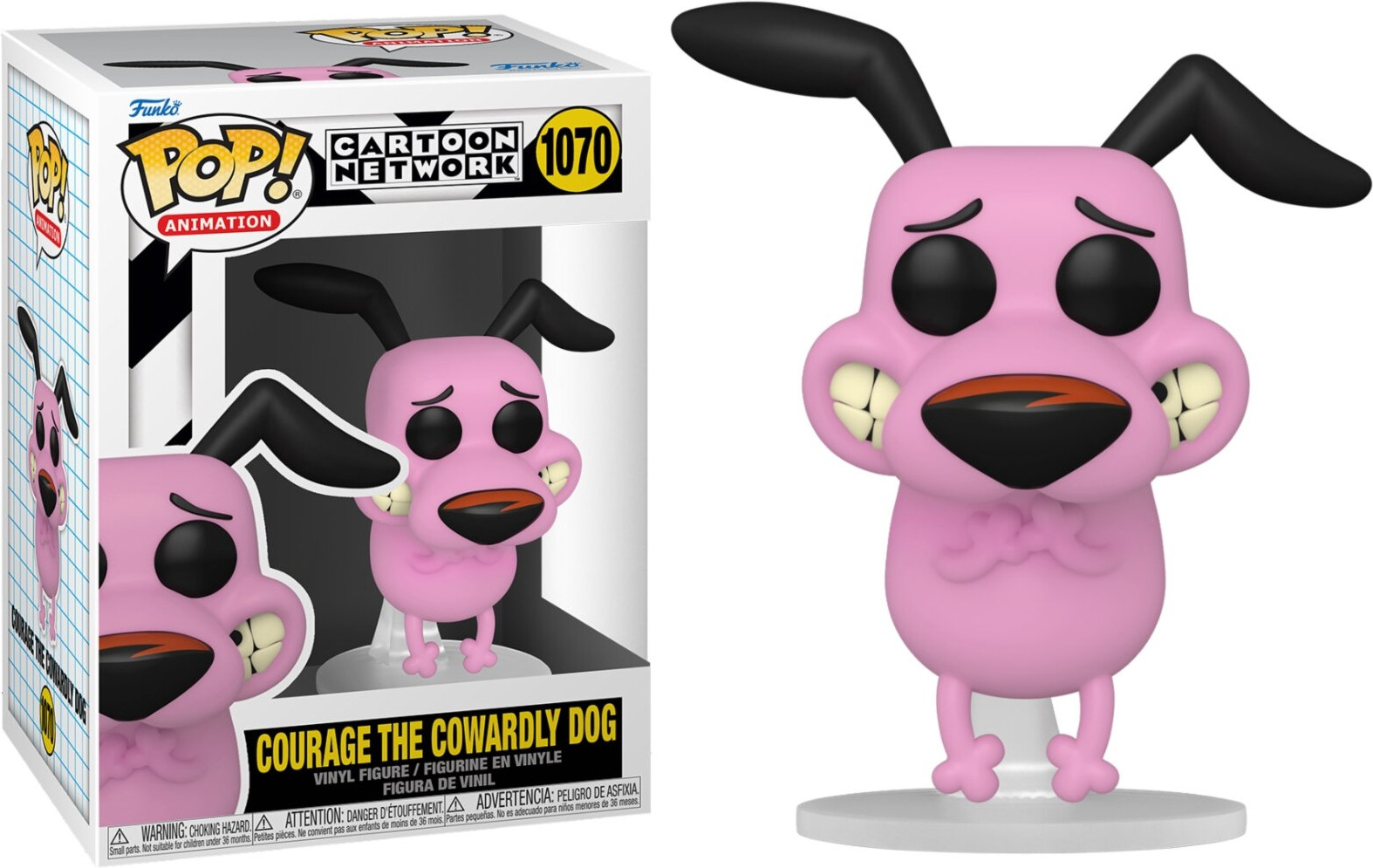 Cartoon Network Pop Vinyl Courage the Cowardly Dog (schade aan doos)