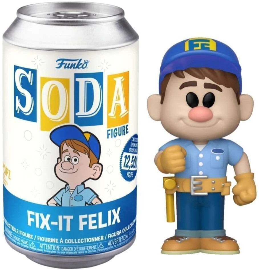 Disney Wreck-It Ralph Funko Vinyl Soda: Fix-It Felix