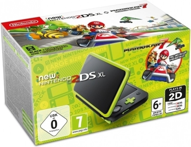 New Nintendo 2Ds Xl Console Mario Kart 7 Black Lime Green nintendo kopen in de aanbieding New Nintendo 2Ds Xl Console Mario Kart 7 Black Lime Green nintendo kopen in de aanbieding