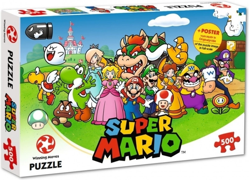 Super Mario Puzzle - Mario & Friends (500 pieces)