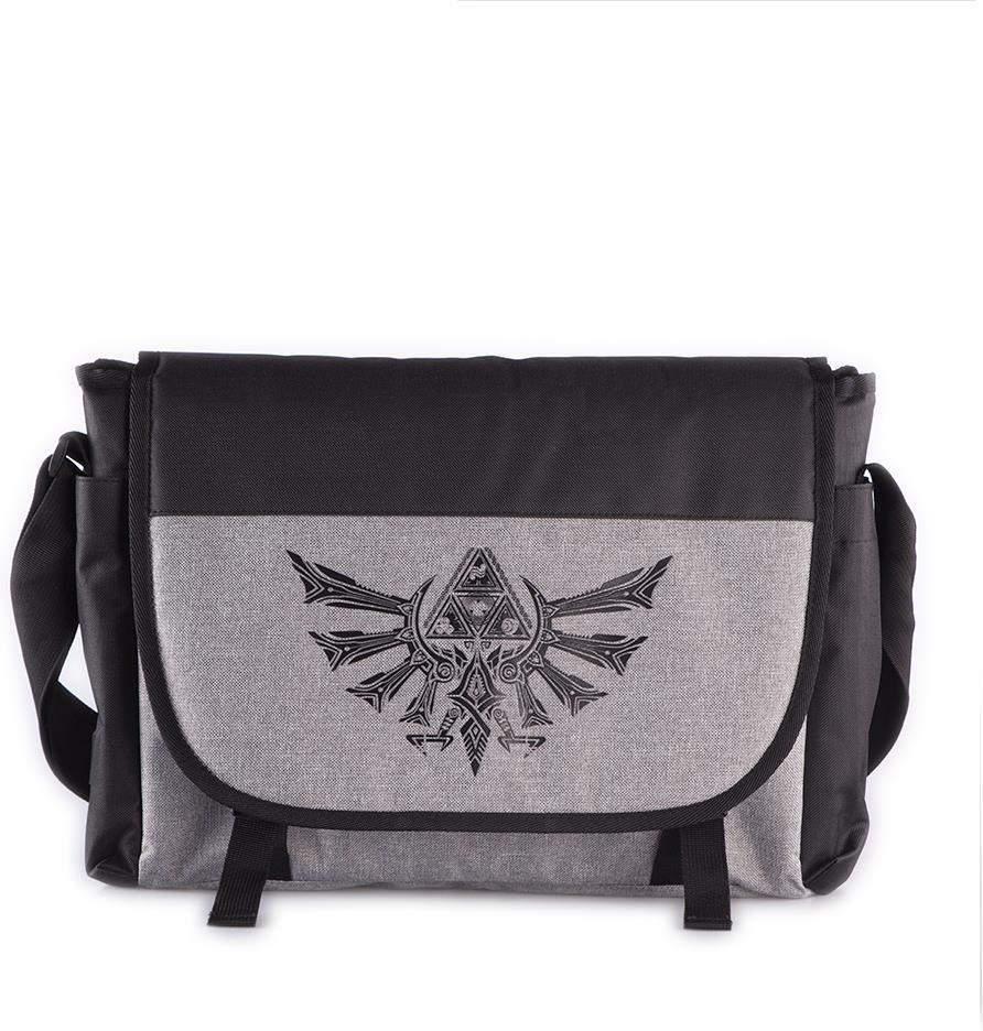 Zelda - Grey Messenger Bag