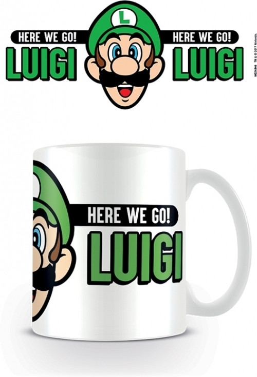 Super Mario Mug - Here We Go Luigi