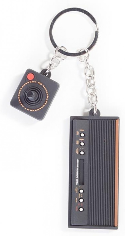 ATARI - 3D Console & Joystick Rubber Keychain