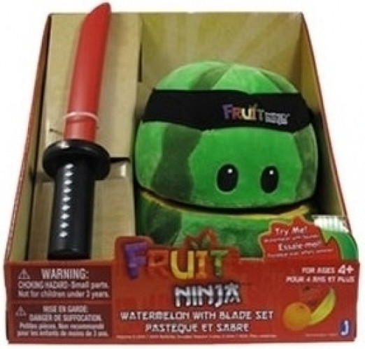 Image of Fruit Ninja Pluche Watermelon with Blade