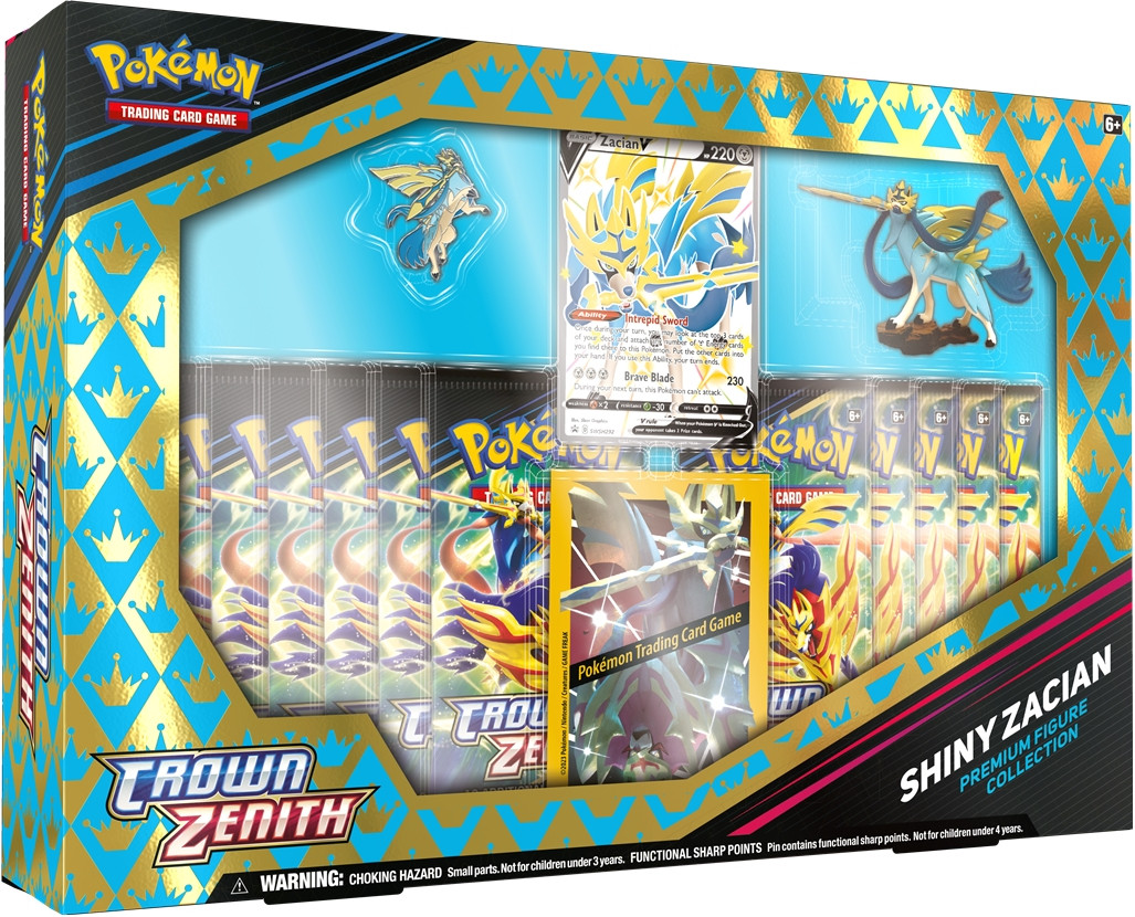 Pokemon TCG Crown Zenith Premium Figure Collection Shiny Zacian