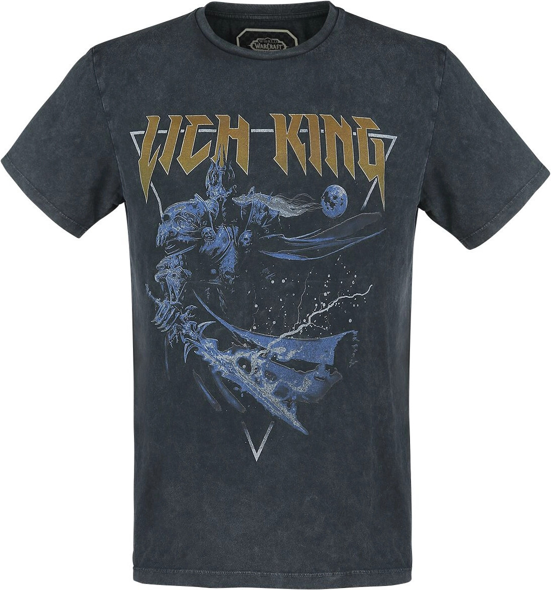 World of Warcraft - Lich King Metal Acid Wash T-Shirt