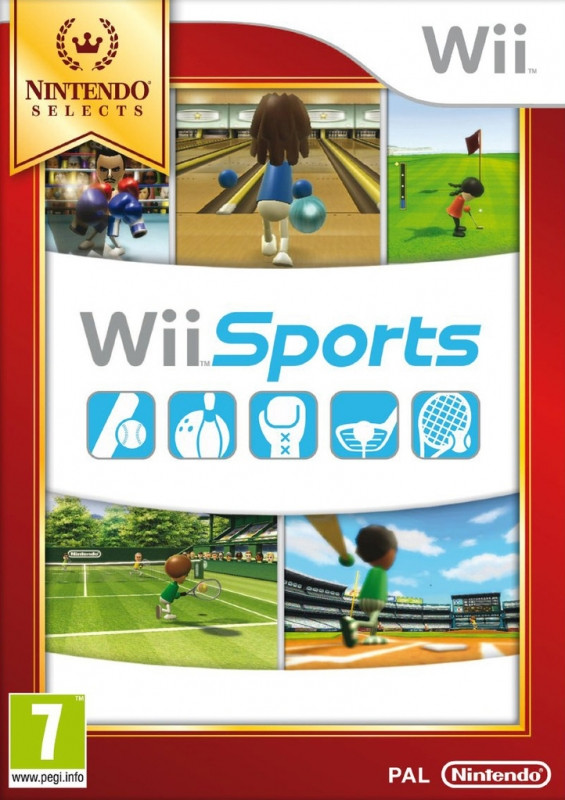 Wii Sports (Nintendo Selects) (verpakking Frans, game Engels)
