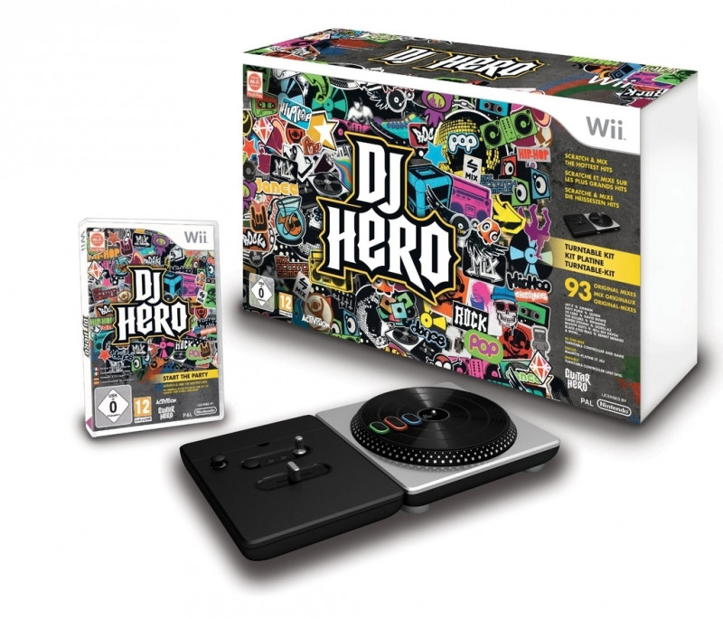 Image of DJ Hero + Draaitafel