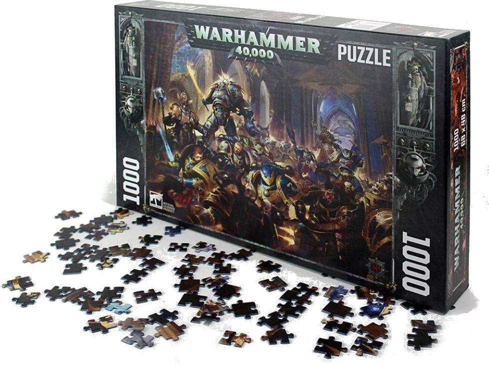 Warhammer 40K Gulliman vs Black Legion 1000 Piece Puzzle