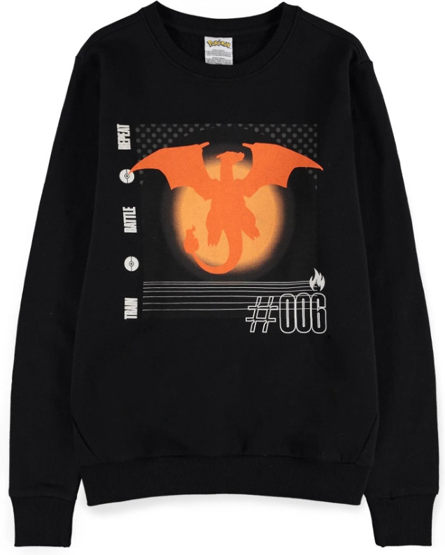 Pokémon Sweater/trui -2XL- Charizard Zwart
