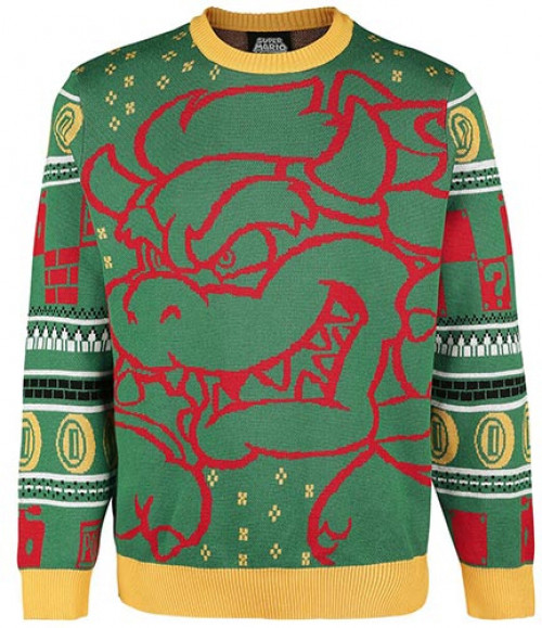 Nintendo - Super Mario Knitted Christmas Jumper