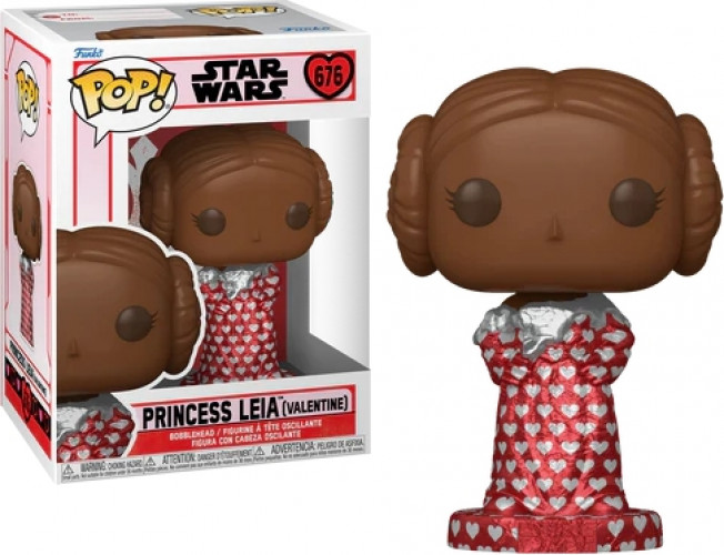 Star Wars Funko Pop Vinyl: Princess Leia (Valentines Chocolate) afbeelding