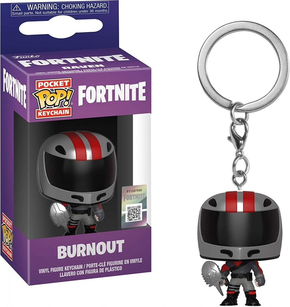 Fortnite Pocket Pop Keychain - Burnout
