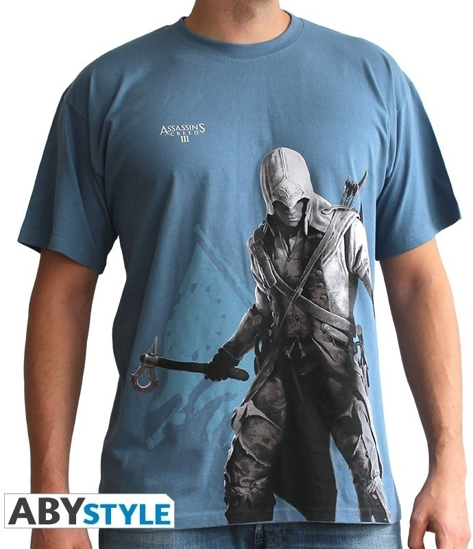 Assassin's Creed - Conner Stand Up Men's T-shirt Blue