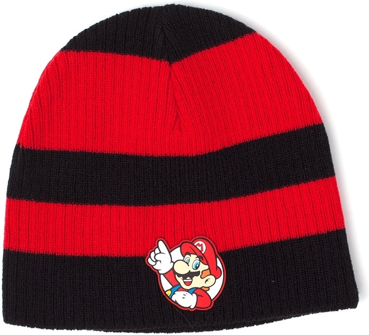 Difuzedbioworld Nintendo Mario Striped Beanie difuzedbioworld kopen in de aanbieding
