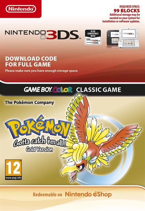 Pokemon Gold Version English Virtual Console pokemon kopen in de aanbieding
