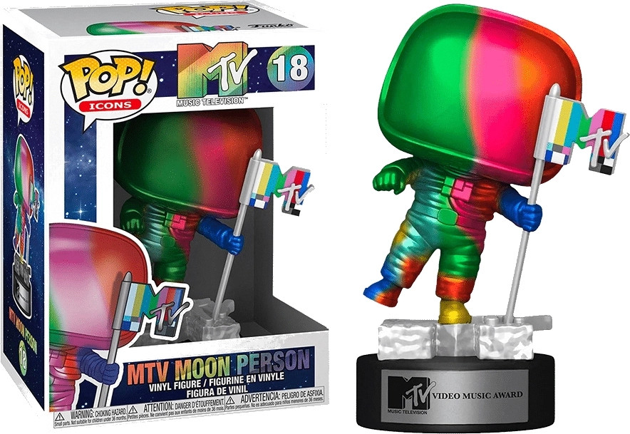 MTV Pop Vinyl MTV Moon Person