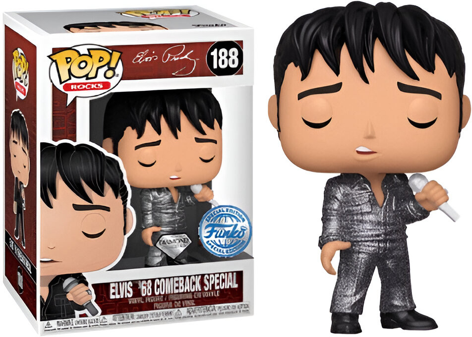 Elvis Presley Funko Pop Vinyl: Elvis '68 Comeback Special (Diamond Collection) afbeelding