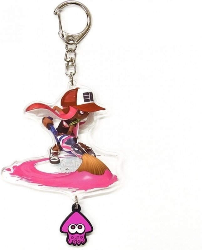 Splatoon Acrylic and Rubber Keychain - Girl (Pablo)