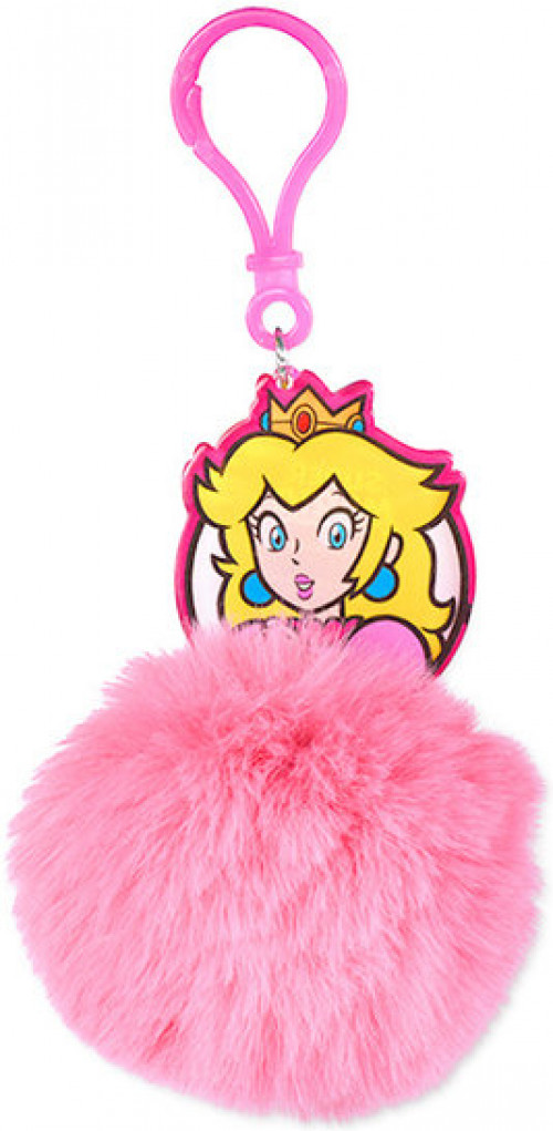 Super Mario - Pompom Keychain Princess Peach