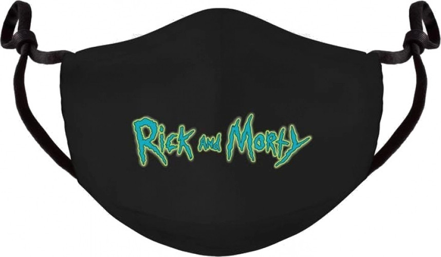 Rick and Morty - Logo Adjustable Shaped Face Mask (1 Pack)
