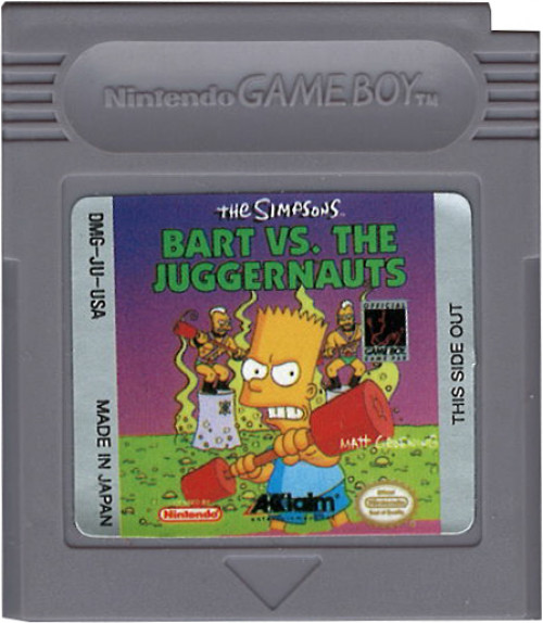 The Simpsons Bart vs the Juggernauts (losse cassette)
